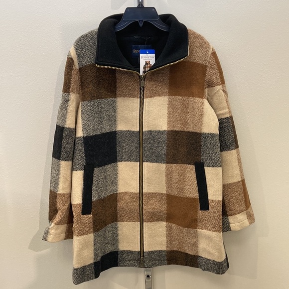 Pendleton Ladies' Wool Blend Walker Coat NWT - Picture 2 of 3